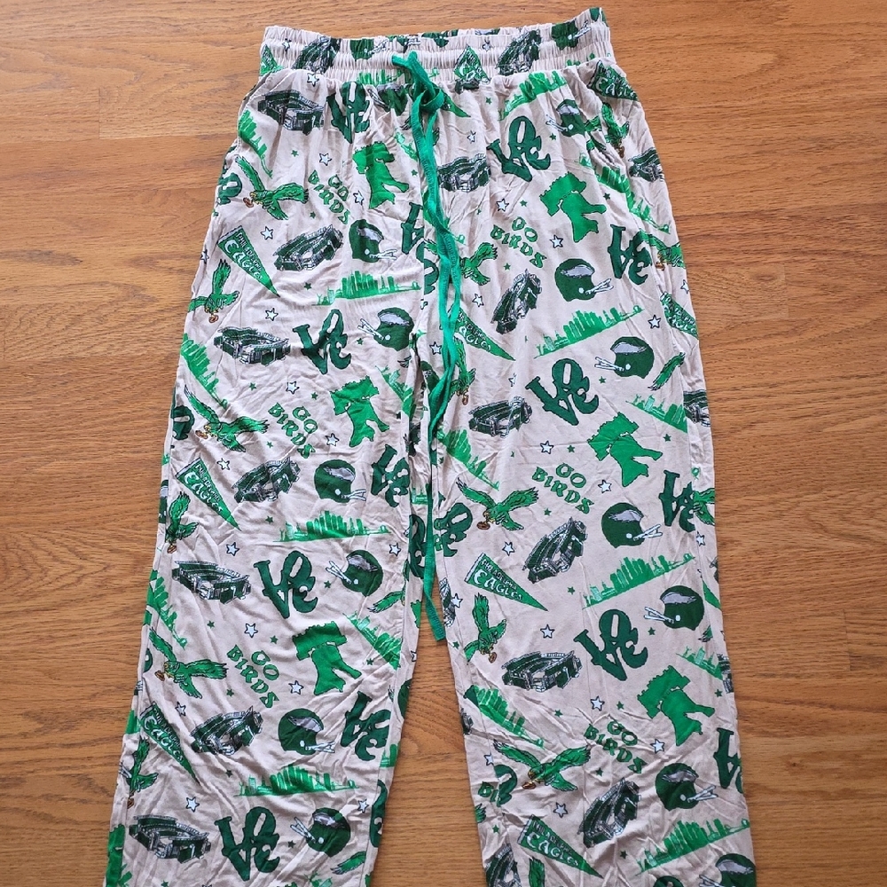 Bamboo Philadelphia Eagles Ladies Pajama Bottoms/Lounge Pant